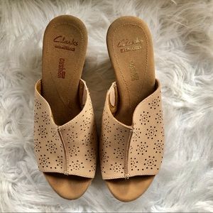 Clark’s collection cushion soft wedge sandals